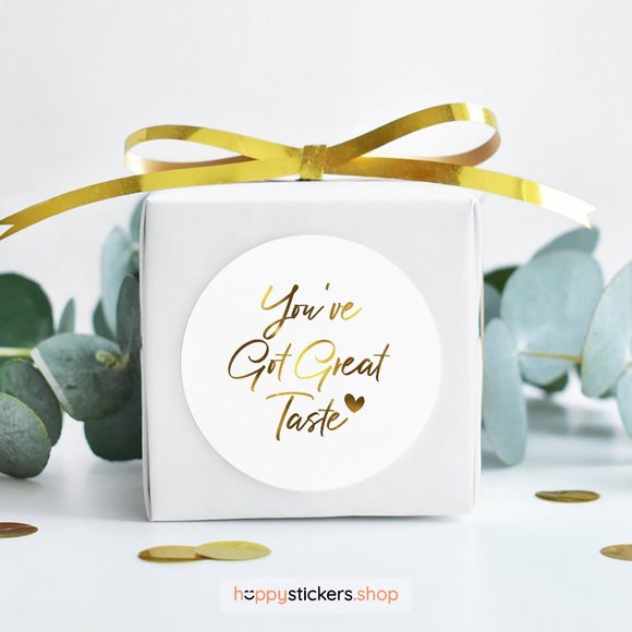 You've Got Great Taste Stickers & Labels with your custom test - Picture 7 of 17